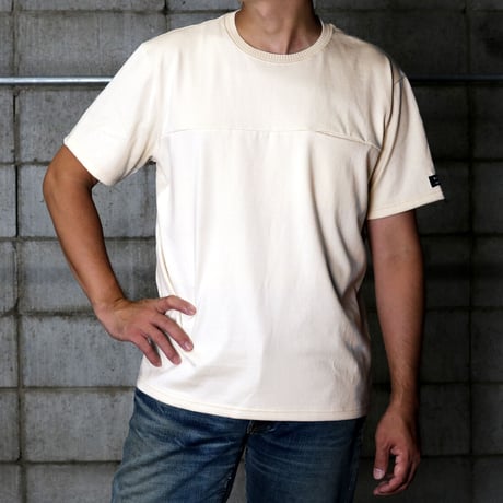 HOFI-019 インド超長綿 シームポケットＴシャツ：生成り