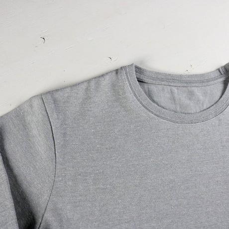 HOFI-016 リネンウールモンスターオンス 長袖Ｔシャツ： グレー