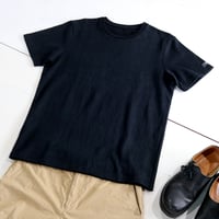 HOFI-012 リネンコットンモンスターオンスＴシャツ ：ブラック