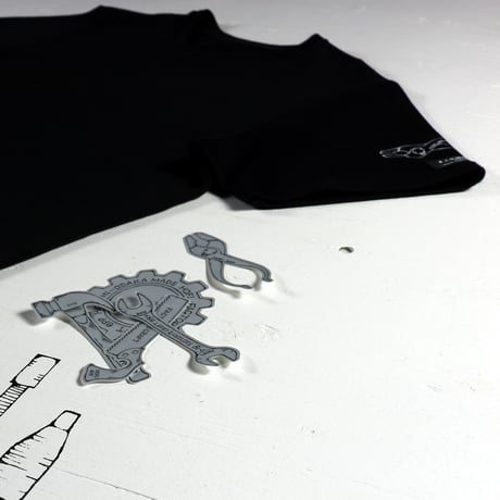 HOFI-028 ペンアートＴシャツ：39. 袖 ペンチ