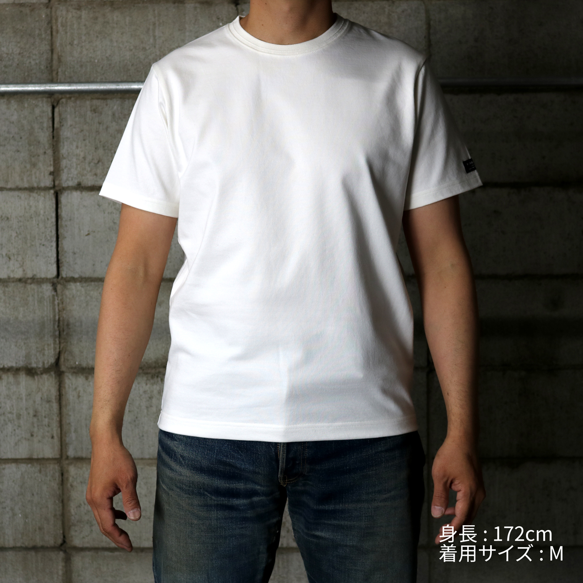 HOFI-021 オーガニック超長綿 タック襟Tシャツ：ナチュラル | 東大阪