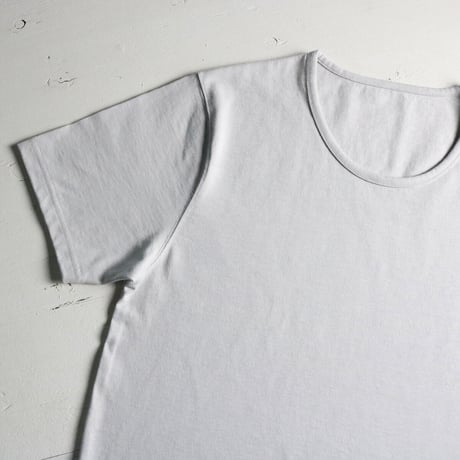 HOFI-015 インド超長綿 強撚Ｔシャツ：シルバー