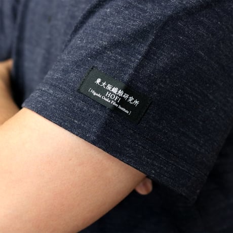 HOFI-031 ペルー超長綿 ヘンリーネックＴシャツ：ネイビー