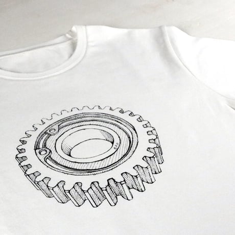 HOFI-028 ペンアートＴシャツ：12. 歯車