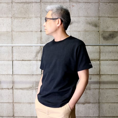 HOFI-012 リネンコットンモンスターオンスＴシャツ ：ブラック