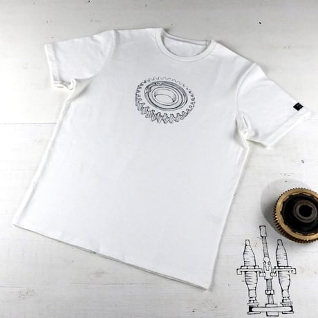 HOFI-028 ペンアートＴシャツ：12. 歯車