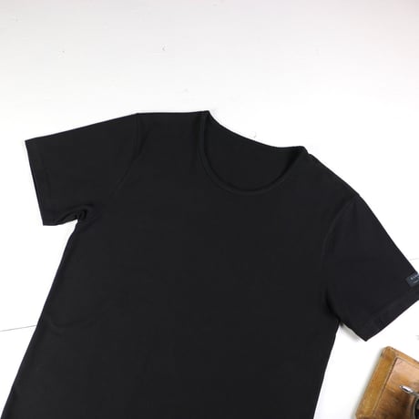 HOFI-015 インド超長綿 強撚Ｔシャツ：ブラック