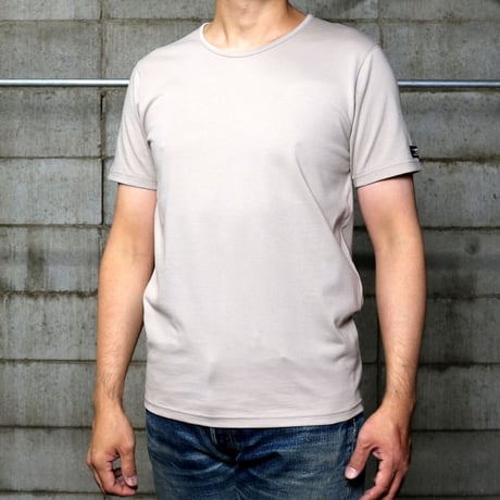 HOFI-015 インド超長綿 強撚Ｔシャツ：サンドベージュ