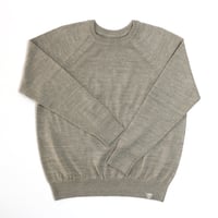 【亜麻色雑貨店】AZ-02-003 ウールリネンプルオーバー：Beige レディース