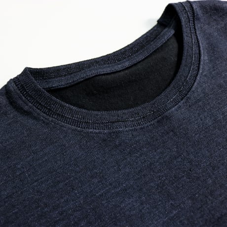 HOFI-016 リネンウールモンスターオンス 長袖Ｔシャツ：ダークネイビー