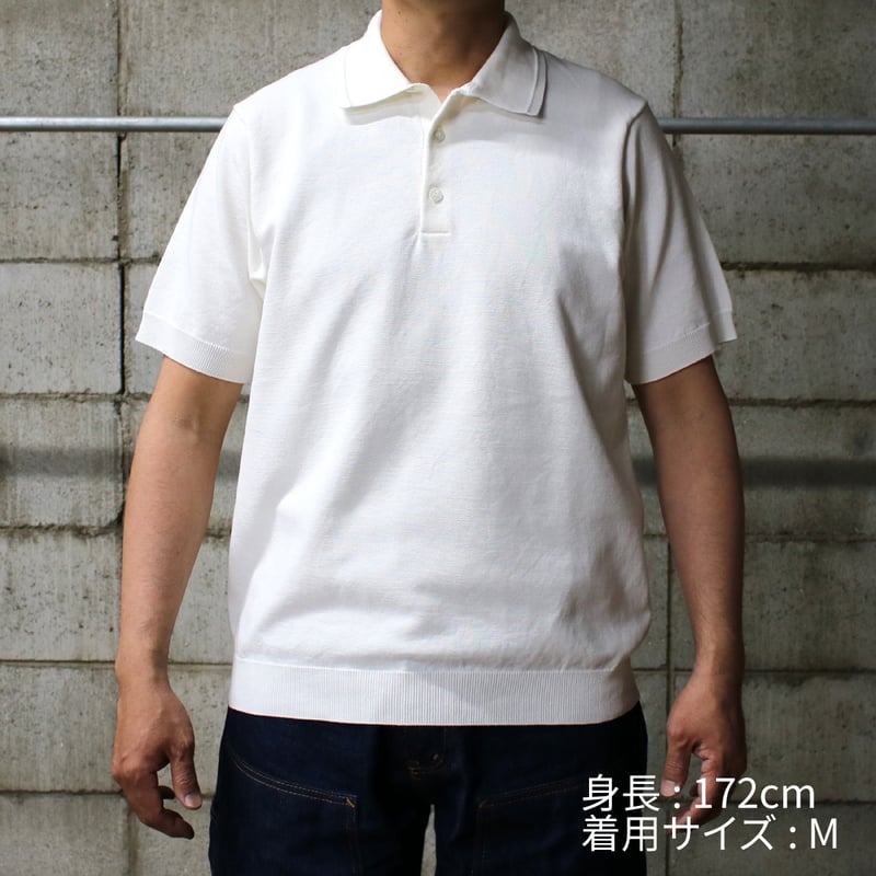 HOFI-053 強撚コットン鹿の子ニットポロ：ブラック | 東大阪繊維研究所