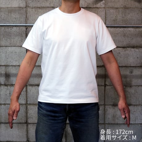 HOFI-027-emb [SHIRO-T] reboot vintage code.01（撚糸機 ホワイト刺繍）