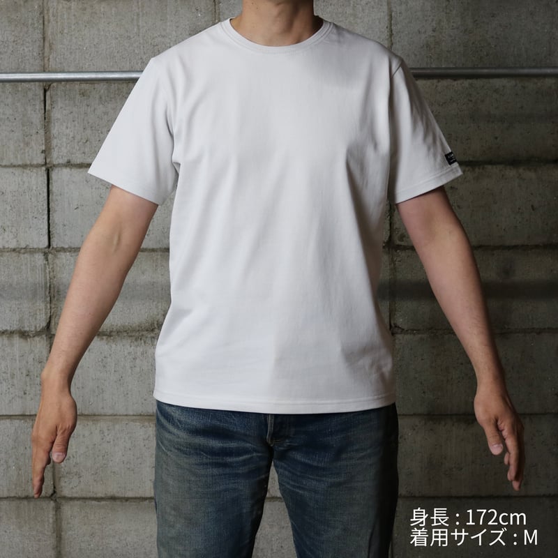 HOFI-029R スーピマ超長綿 強撚Tシャツ：シルバーグレー | 東大阪繊維