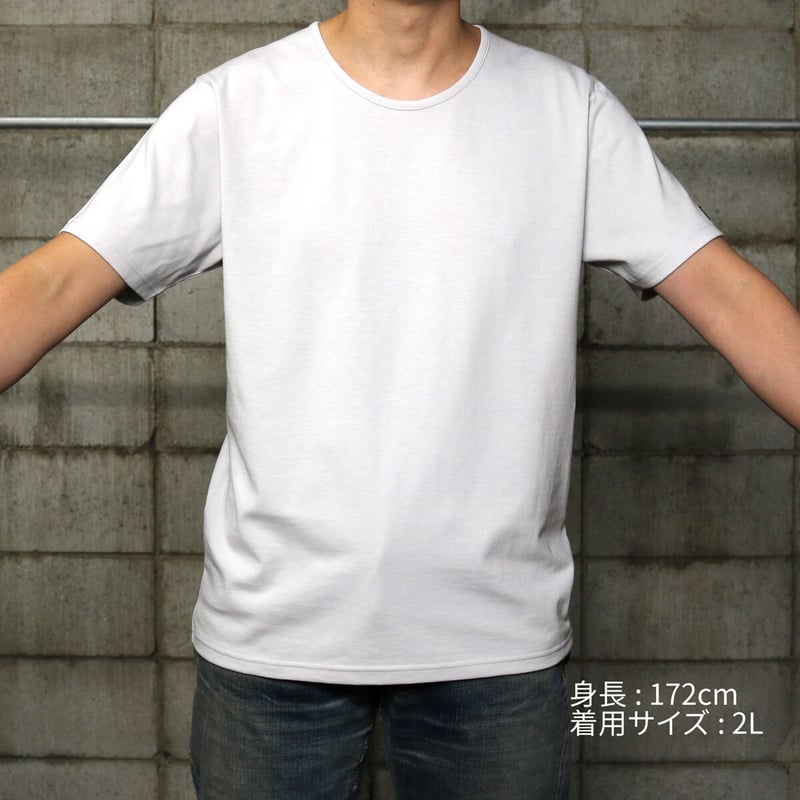 HOFI-015 インド超長綿 強撚Tシャツ：シルバー | 東大阪繊維研究所