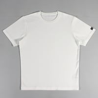 HOFI-021R オーガニック超長綿 タック襟Ｔシャツ：ホワイト