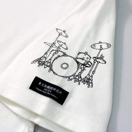 HOFI-028 ペンアートＴシャツ：46. 袖 ドラムセット