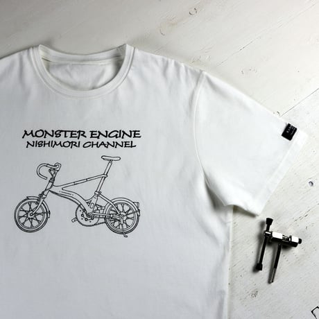 HOFI-028 ペンアートＴシャツ：4. 西森チャンネル（自転車）