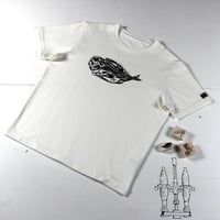 HOFI-028 ケシゴムハンコＴシャツ：アジの開き