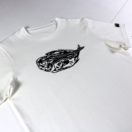 HOFI-028 ケシゴムハンコＴシャツ：アジの開き