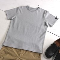 HOFI-012 リネンコットンモンスターオンスＴシャツ：グレー