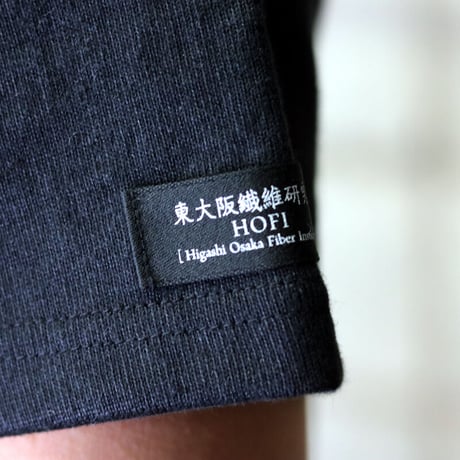 HOFI-012 リネンコットンモンスターオンスＴシャツ ：ブラック