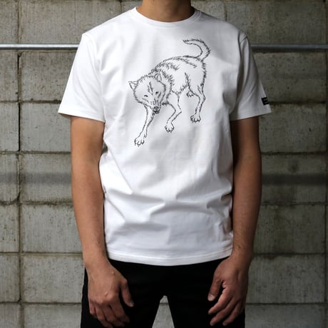 HOFI-028 ペンアートＴシャツ：30. ニホンオオカミ