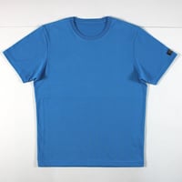 HOFI-021R オーガニック超長綿 タック襟Ｔシャツ：スカイブルー