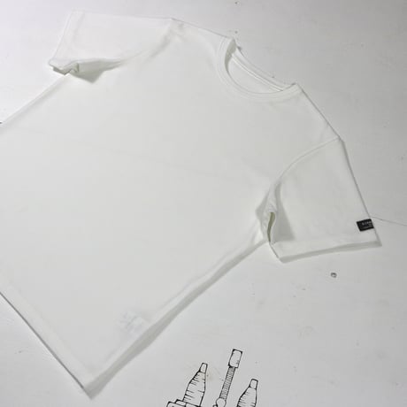 HOFI-029 スーピマ超長綿 強撚Ｔシャツ：ホワイト
