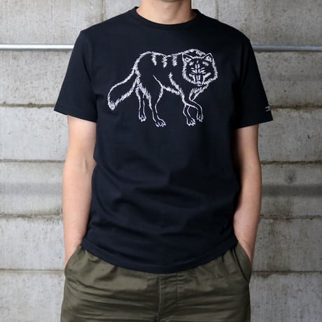 HOFI-028 ペンアートＴシャツ：31. ハイイロオオカミ