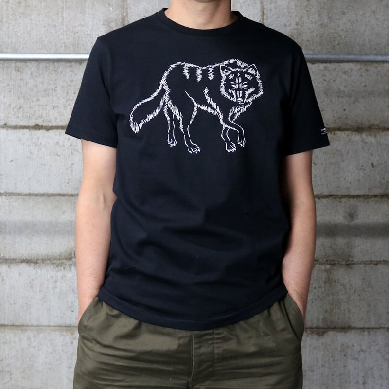 HOFI-028 ペンアートTシャツ：31. ハイイロオオカミ | 東大阪