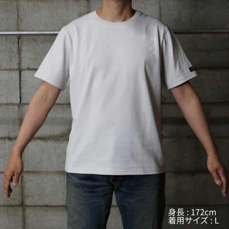 HOFI-029R スーピマ超長綿 強撚Ｔシャツ：シルバーグレー