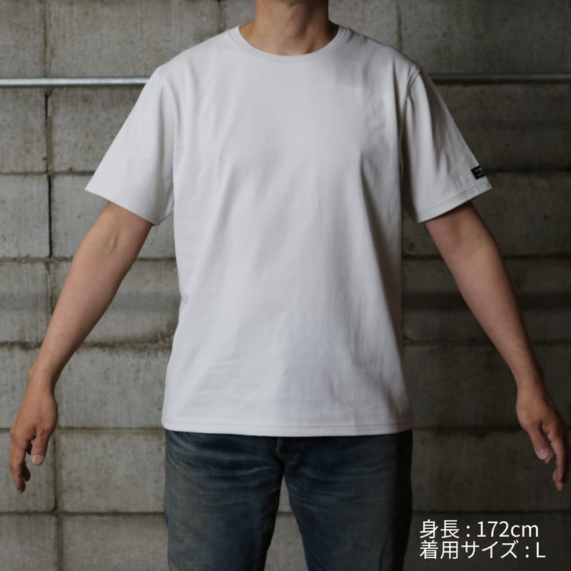 HOFI-029R スーピマ超長綿 強撚Tシャツ：シルバーグレー | 東大阪繊維