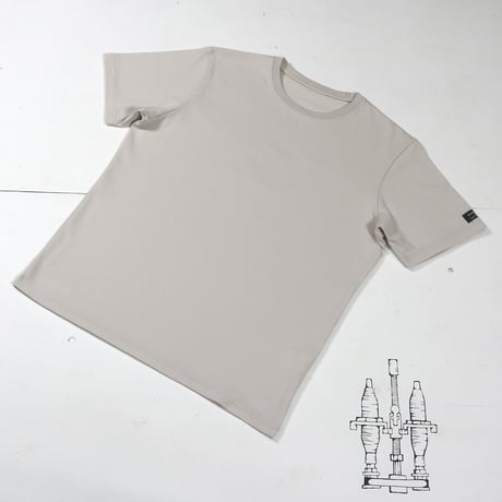 HOFI-029 スーピマ超長綿 強撚Ｔシャツ：アッシュ