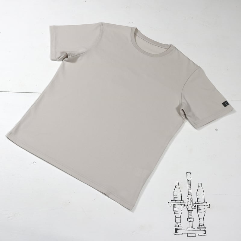 HOFI-029 スーピマ超長綿 強撚Tシャツ：アッシュ | 東大阪繊維研究所
