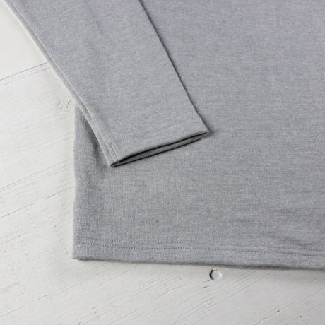 HOFI-016 リネンウールモンスターオンス 長袖Ｔシャツ： グレー