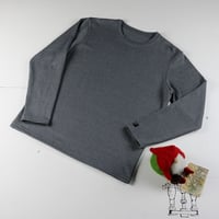 HOFI-016 リネンウールモンスターオンス 長袖Ｔシャツ： スティール