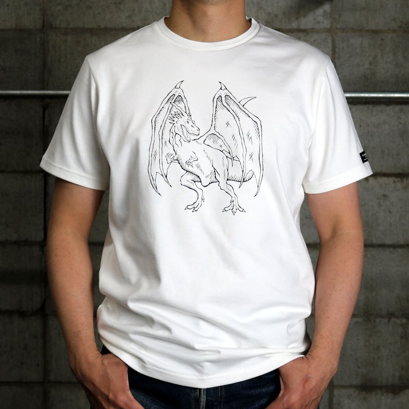 東大阪繊維研究所　Tシャツ HOFI-028 ペンアートTシャツ：18. ザルサウルス | 東大阪繊維