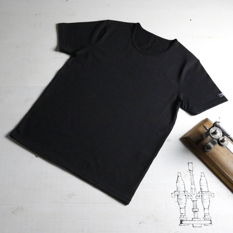 HOFI-015 インド超長綿 強撚Tシャツ：チャコール | 東大阪繊維研究所
