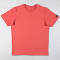 HOFI-021R オーガニック超長綿 タック襟Ｔシャツ：サーモンピンク