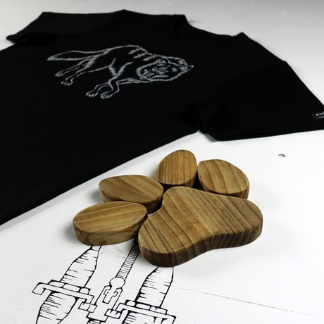 HOFI-028 ペンアートＴシャツ：31. ハイイロオオカミ