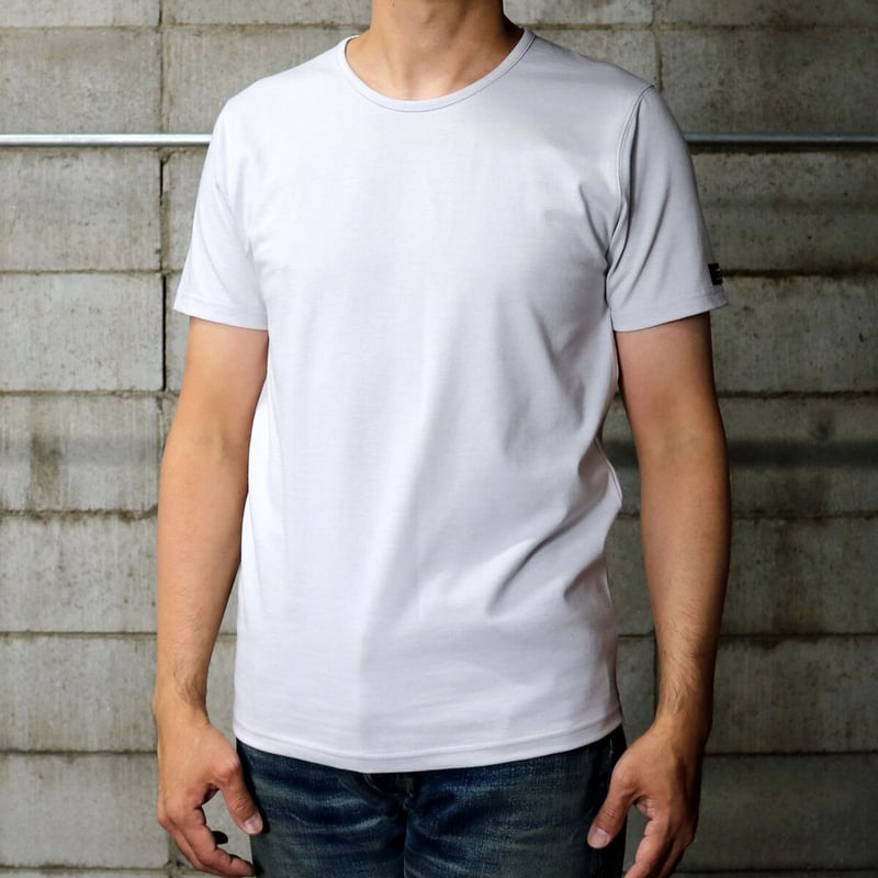 HOFI-015 インド超長綿 強撚Tシャツ：シルバー | 東大阪繊維研究所
