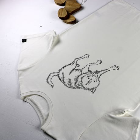 HOFI-028 ペンアートＴシャツ：30. ニホンオオカミ