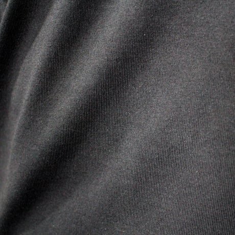 HOFI-026 オーガニック超長綿 タック襟ポロシャツ：ブラック