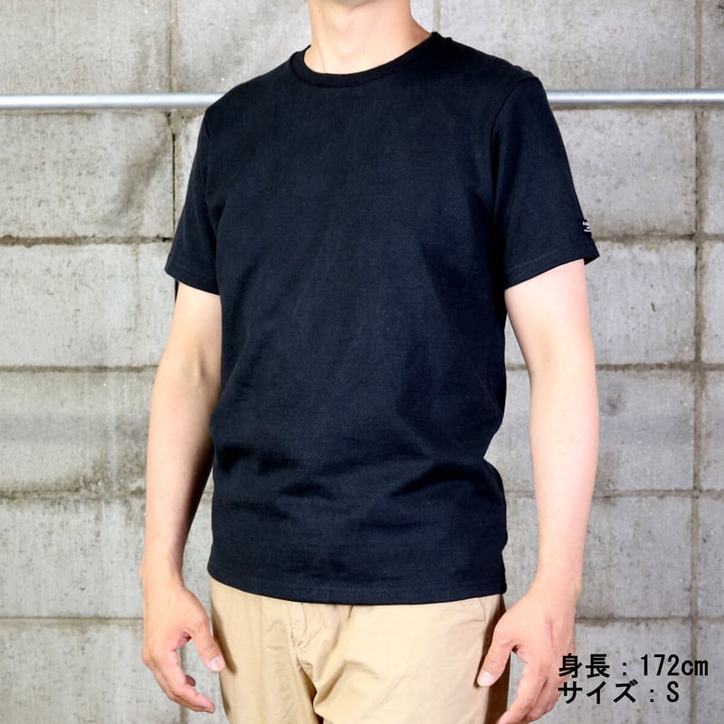 HOFI-012 リネンコットンモンスターオンスTシャツ：ネイビー | 東大阪