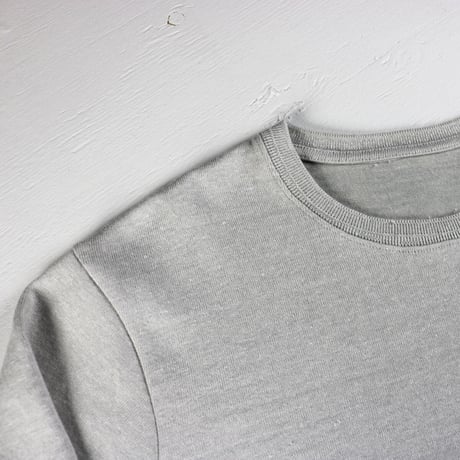 HOFI-016 リネンウールモンスターオンス 長袖Ｔシャツ： シルバー
