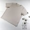 HOFI-021 オーガニック超長綿 タック襟Tシャツ:アッシュ
