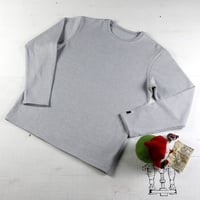 HOFI-016 リネンウールモンスターオンス 長袖Ｔシャツ： グレー