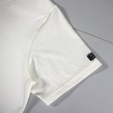 HOFI-052 リネンコットン強撚Ｔシャツ：ホワイト