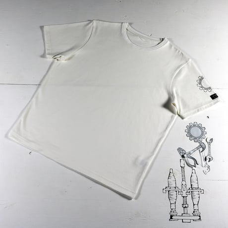 HOFI-028 ペンアートＴシャツ：40. 袖 ハグルマ