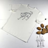 HOFI-028 ペンアートＴシャツ：30. ニホンオオカミ